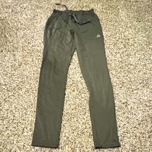 Reebok Women’s Green Activewear Leggings Drawstring Elastic Waist Stretch S